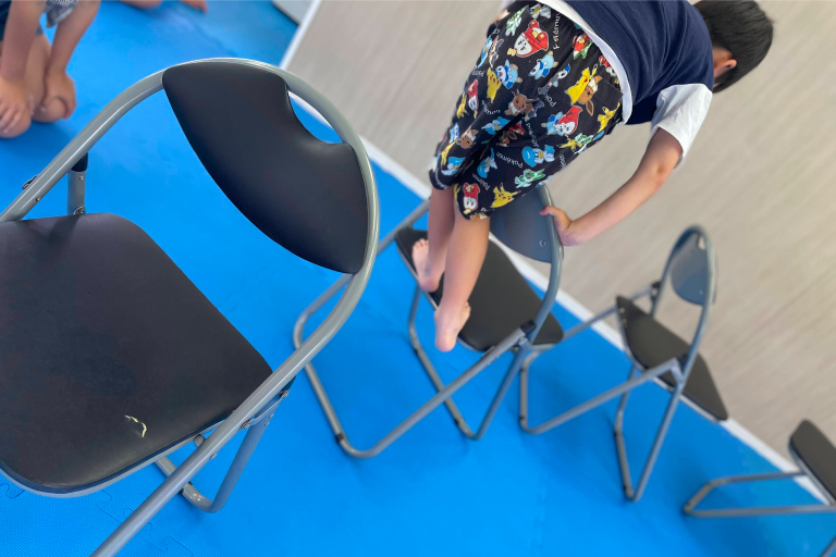 ビジョントレーニングの様子