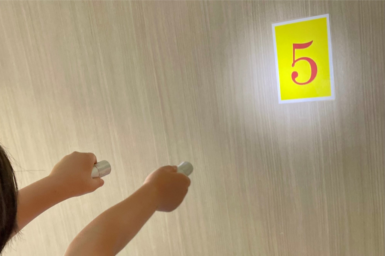 ビジョントレーニングの様子