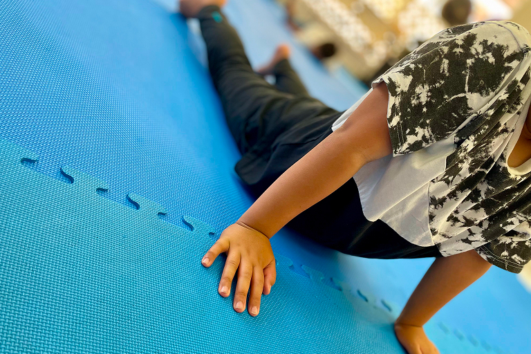 ビジョントレーニングの様子