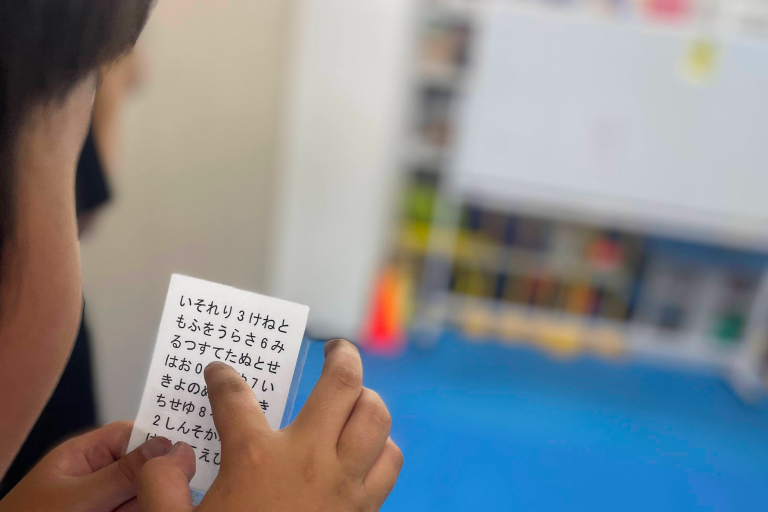 ビジョントレーニングの様子